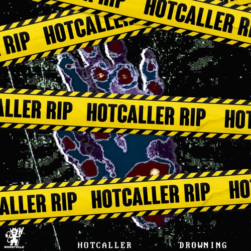 drowning rip hotcaller cover art worstville records 500